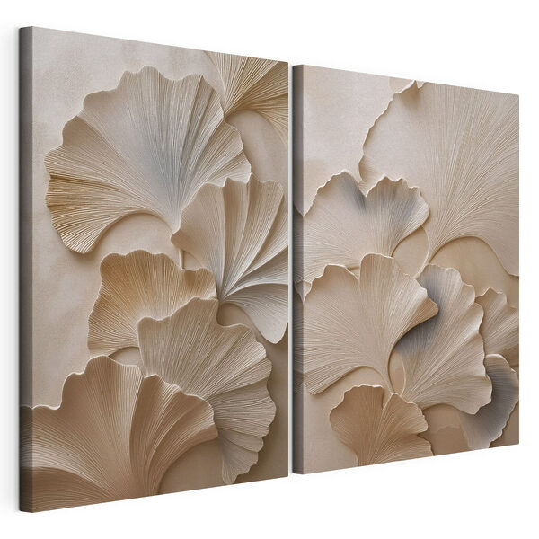 Stampa su tela modulare Eleganza naturale in un design sinuoso (COD: m30751) Stampa su tela modulare Stampa su tela modulare Eleganza naturale in un design sinuoso (COD: m30751)