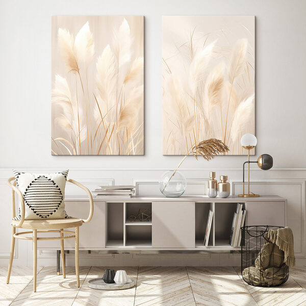 Delicate grasses in soft hues Delicate grasses in soft hues