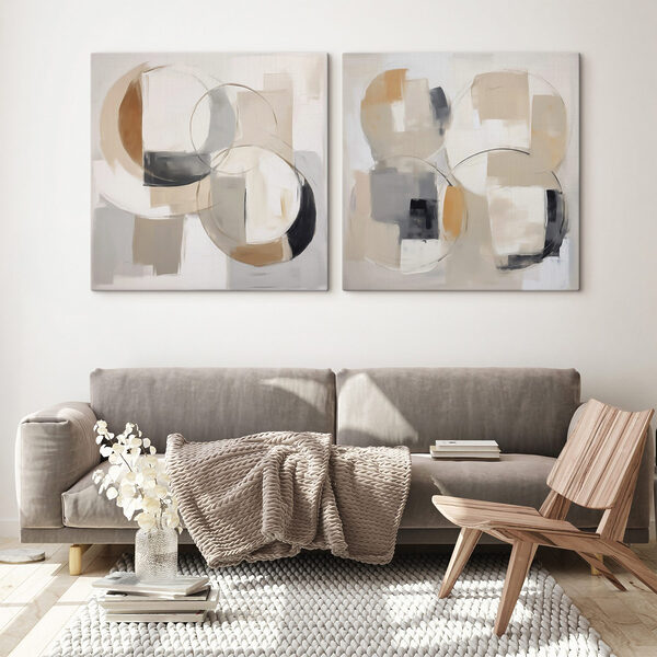 Pair of art pieces Pair of art pieces