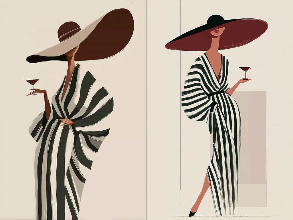 Woman in a hat Woman in a hat