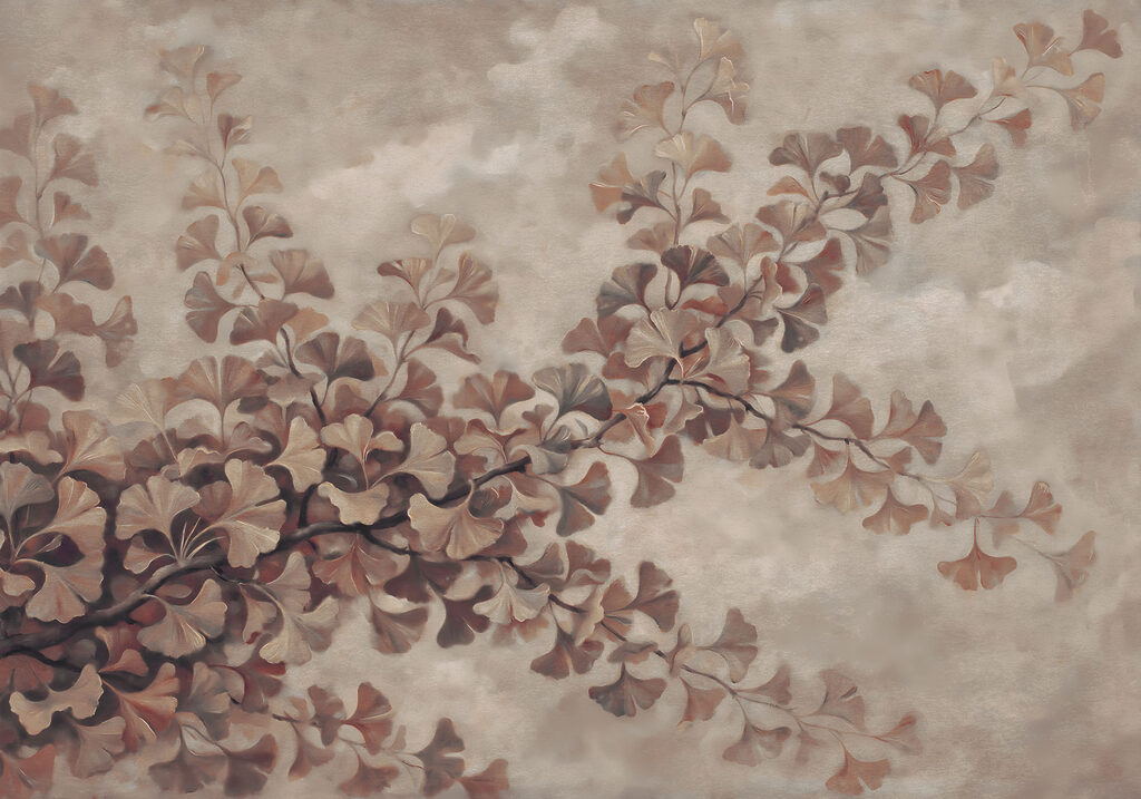 Branch with leaves on it