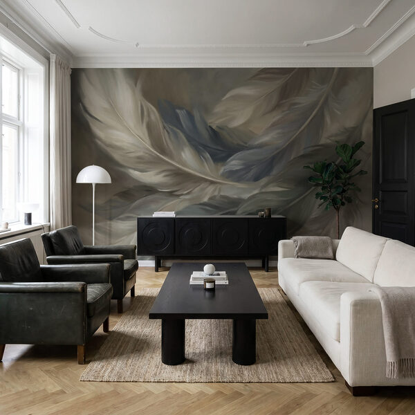 Piume morbide che ondeggiano dolcemente