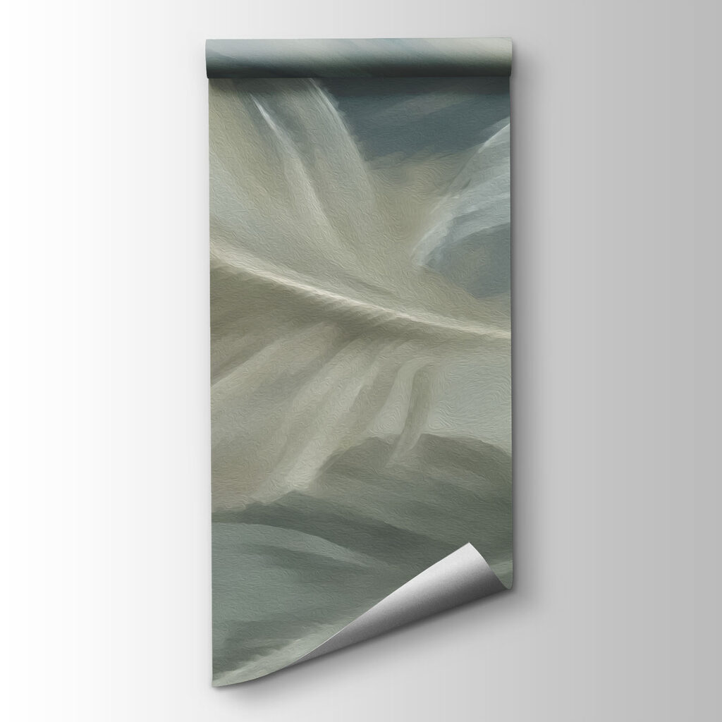 Soft feathers in gentle hues