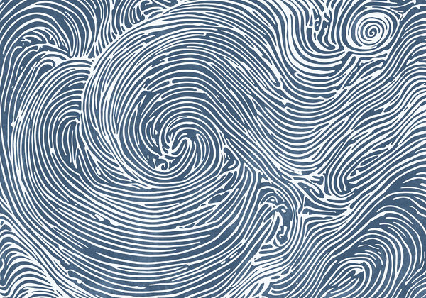 Blue and white swirl pattern Blue and white swirl pattern