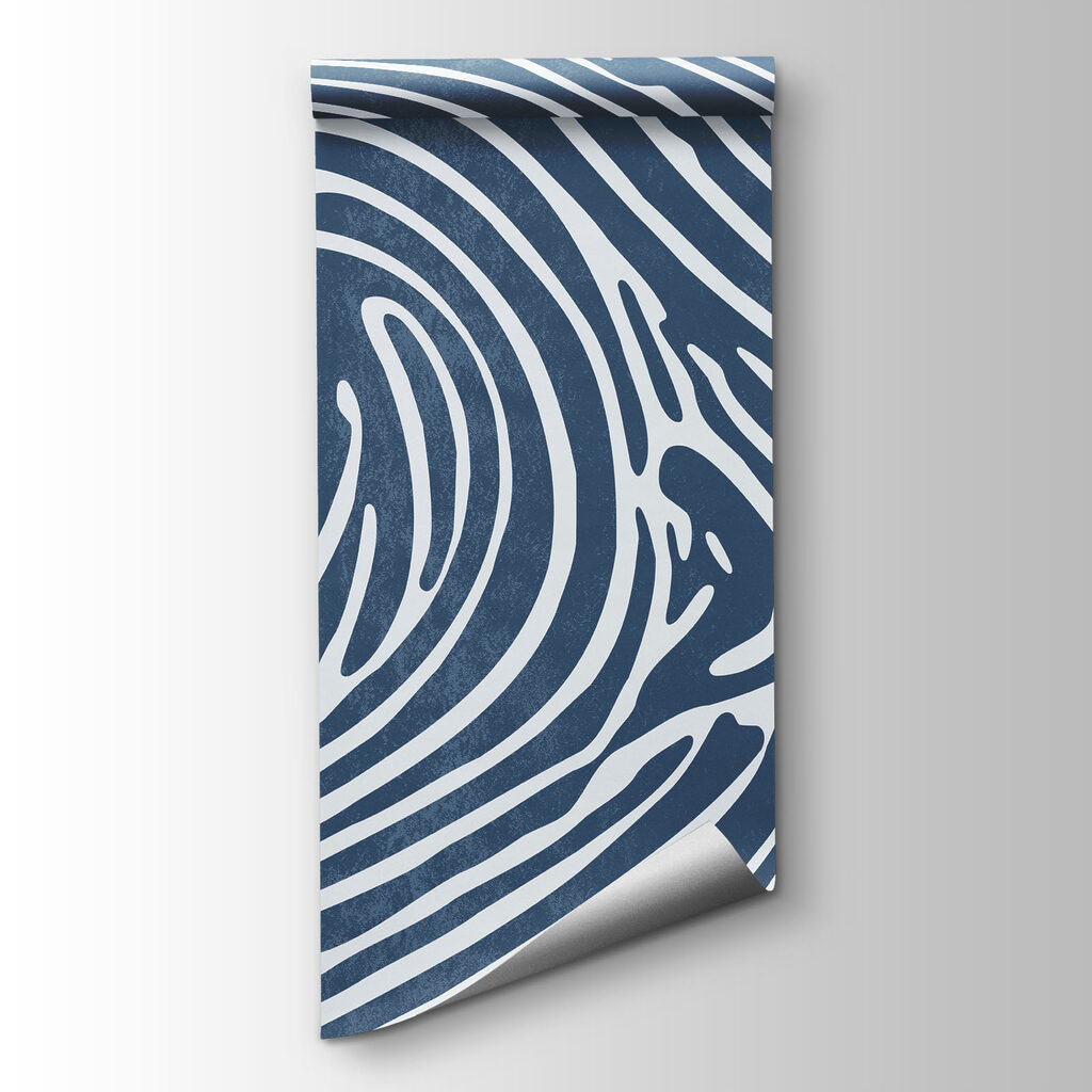 Blue and white swirl pattern Blue and white swirl pattern