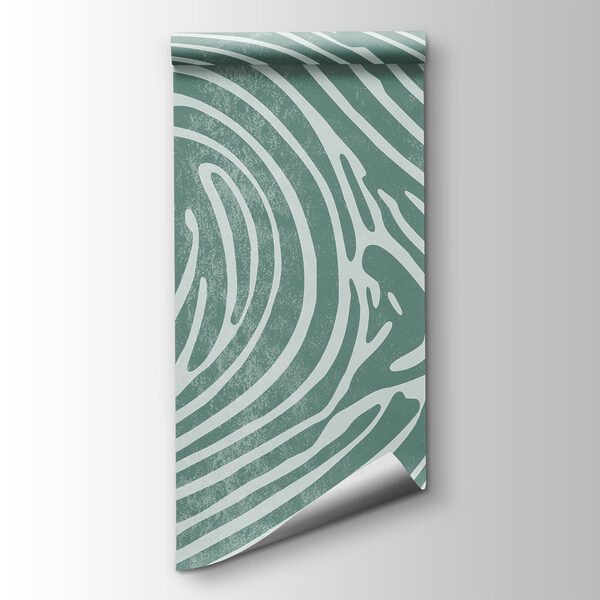Flowing lines in soothing turquoise tones Flowing lines in soothing turquoise tones
