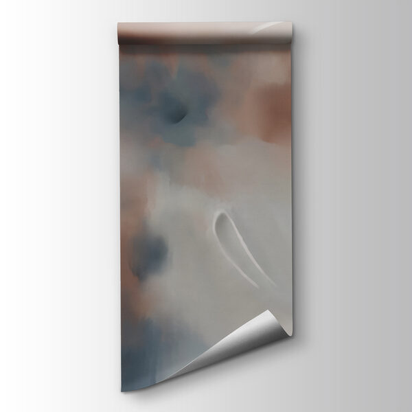 Painting of flowers on a white surface Painting of flowers on a white surface
