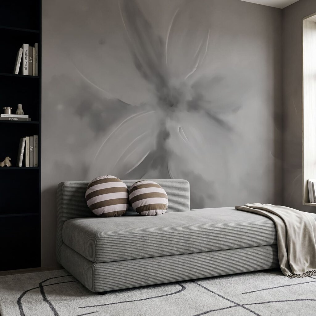 Immagine in grigio e bianco raffigurante dei fiori