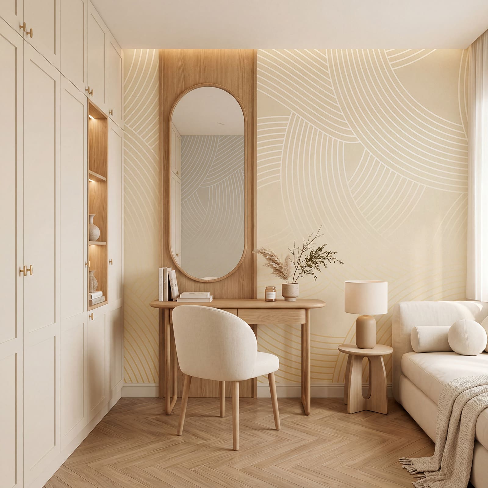Le linee fluide creano un'eleganza discreta Le linee fluide creano un'eleganza discreta