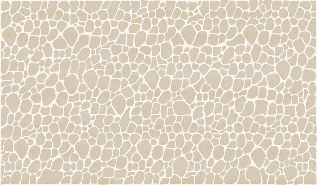 Pattern of white and tan stones