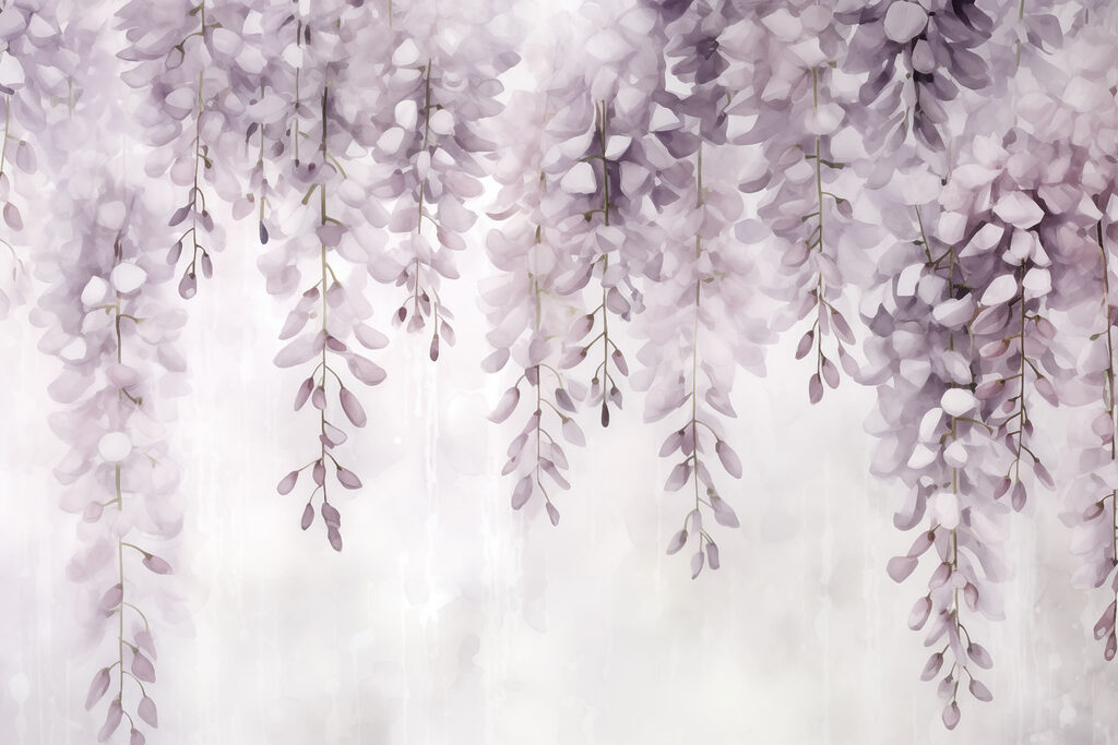 Delicate blooms in soft pastel hues