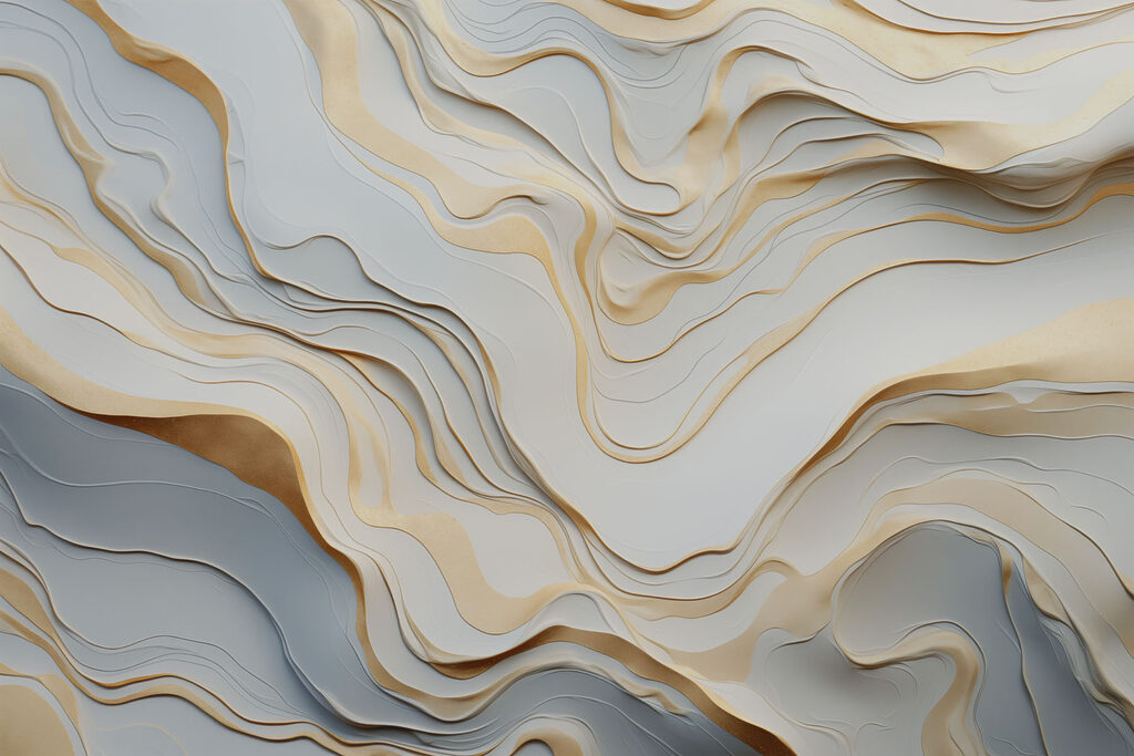 Abstract waves of light tones