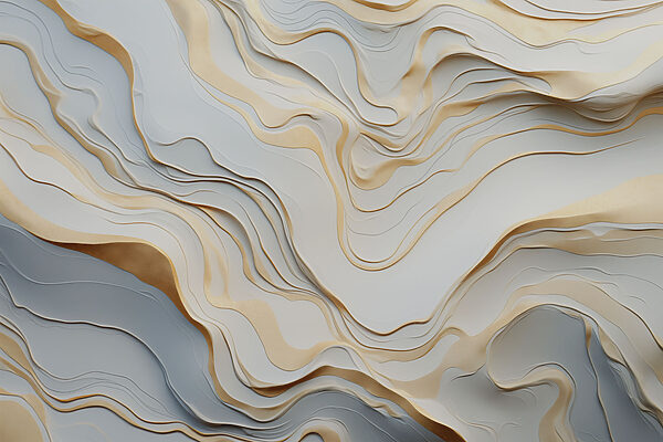 Abstract waves of light tones