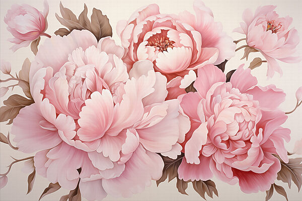 Group of pink flowers