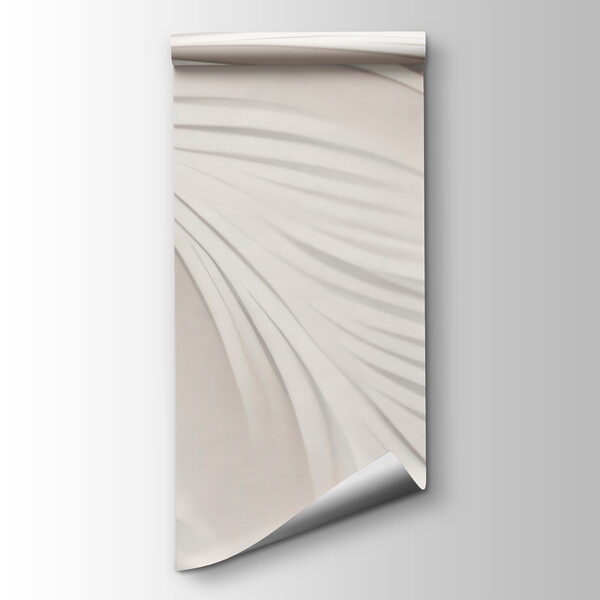 White feather pattern on a white surface White feather pattern on a white surface