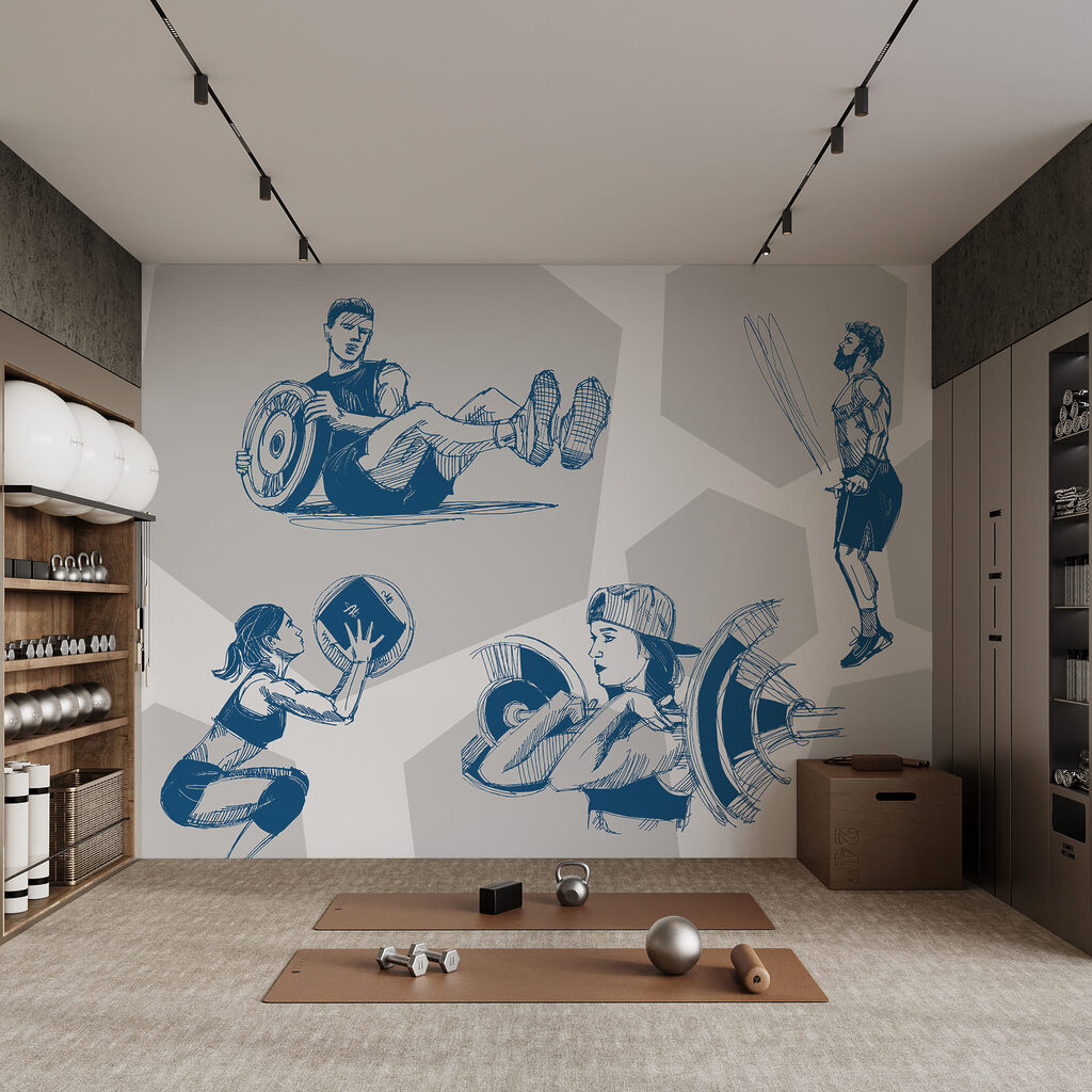 Collage di immagini di un uomo e una donna che eseguono degli squat