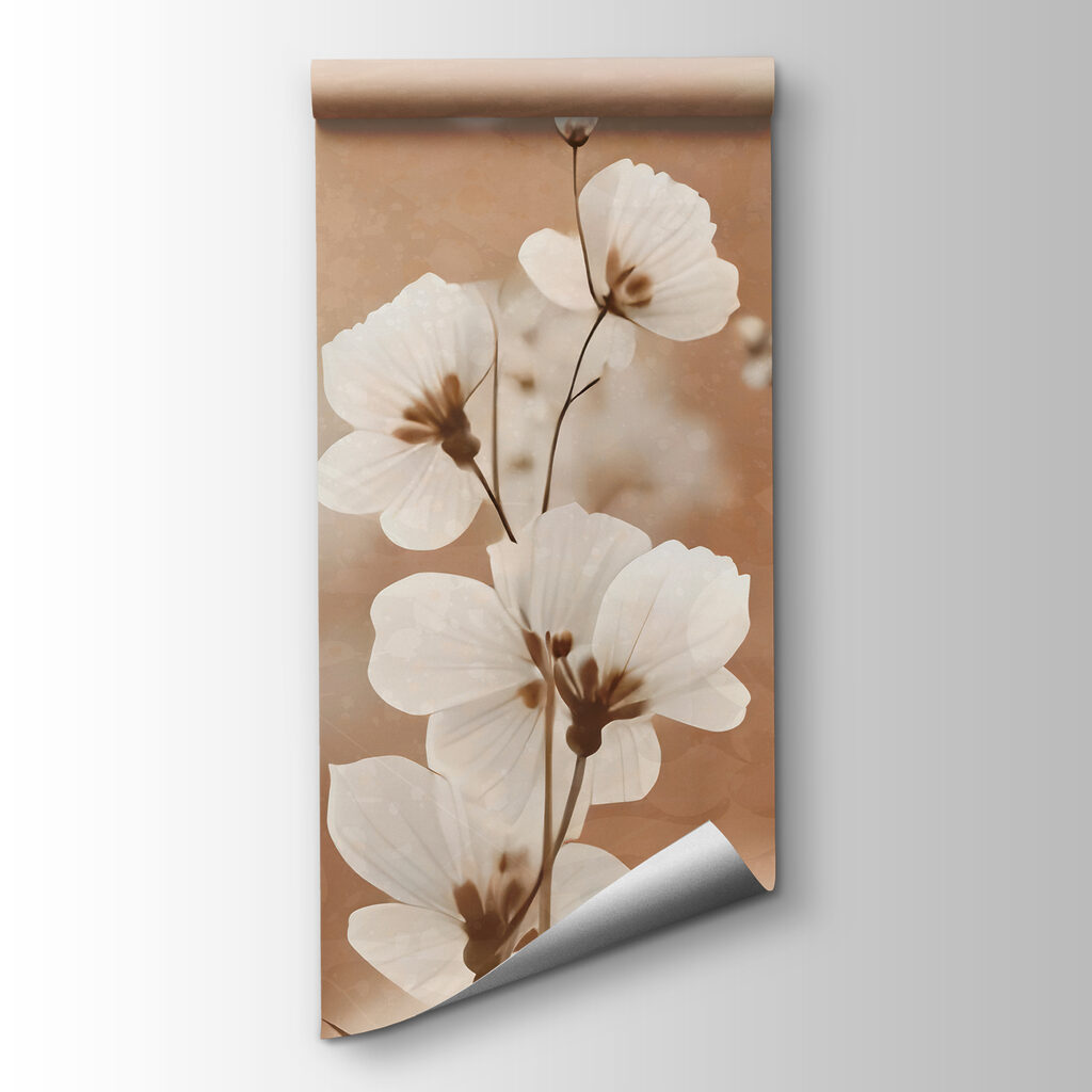 Soft petals in gentle sunlight glow