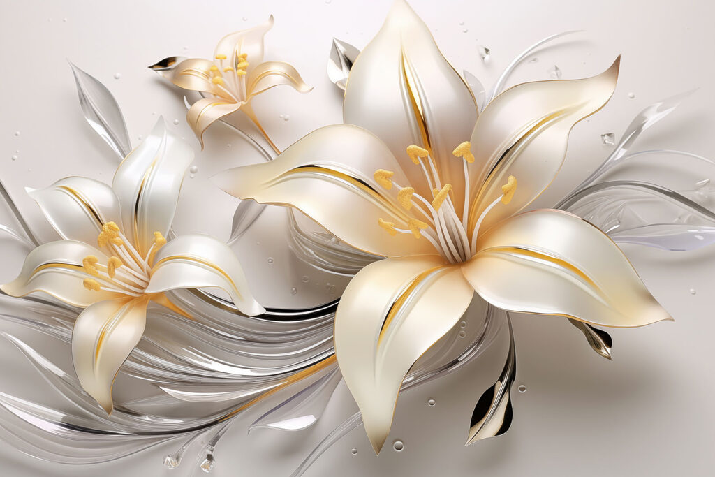 Delicate blooms in soft hues Delicate blooms in soft hues