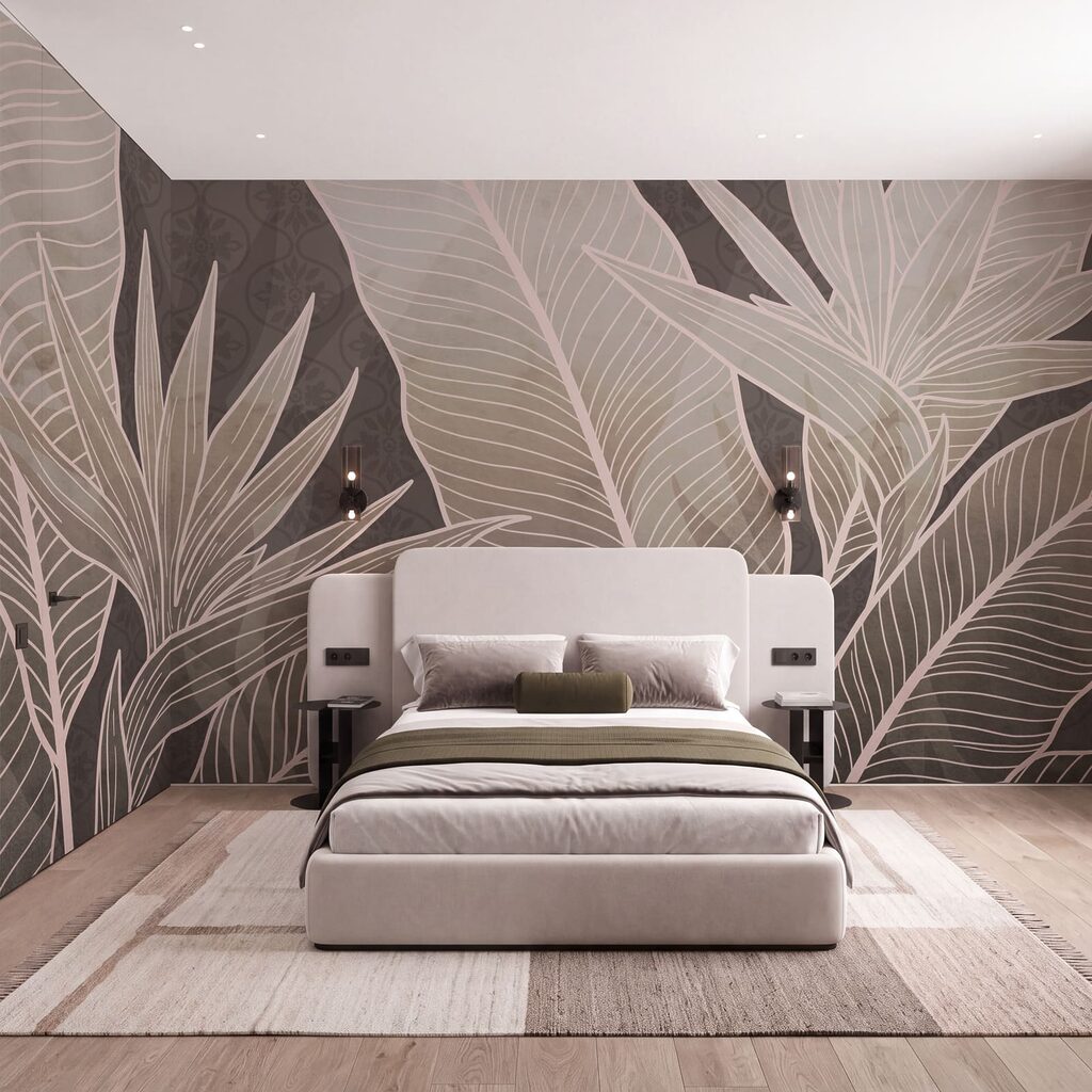 Tonalità tenui in un'eleganza botanica Tonalità tenui in un'eleganza botanica
