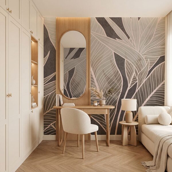 Tonalità tenui in un'eleganza botanica Tonalità tenui in un'eleganza botanica