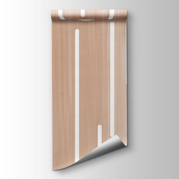 White lines on a brown background