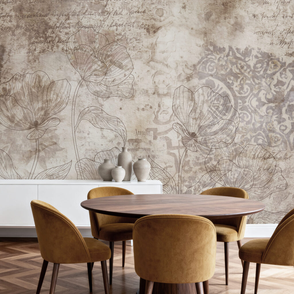 Fiori delicati su uno sfondo sbiadito Fiori delicati su uno sfondo sbiadito