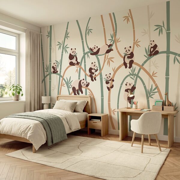 Panda su un albero