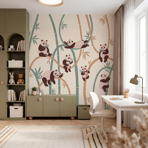Panda su un albero