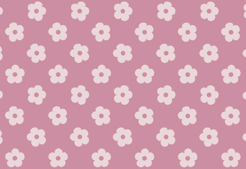 Pink and white flower pattern Pink and white flower pattern