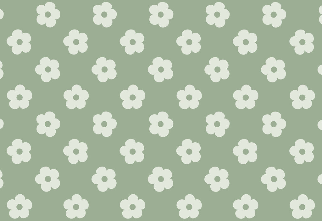 Pattern of white flowers