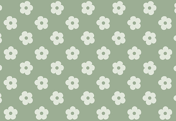 Pattern of white flowers