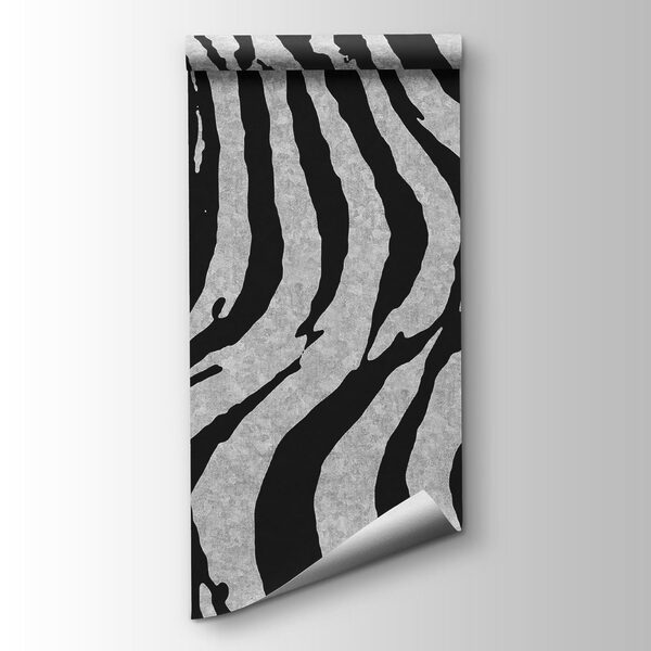 Black and white striped pattern Black and white striped pattern