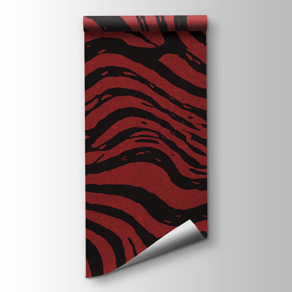 Red and black striped pattern Red and black striped pattern