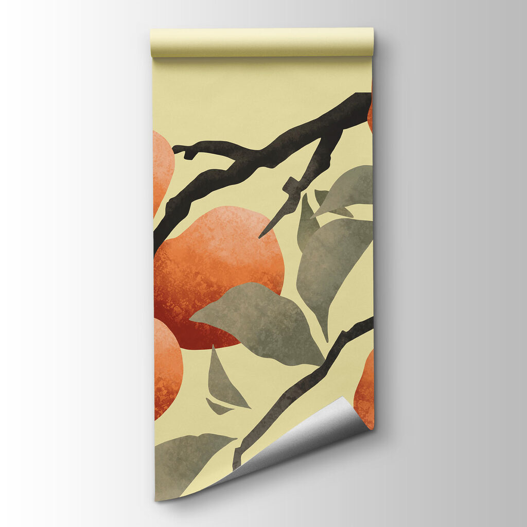 Branch with oranges on it