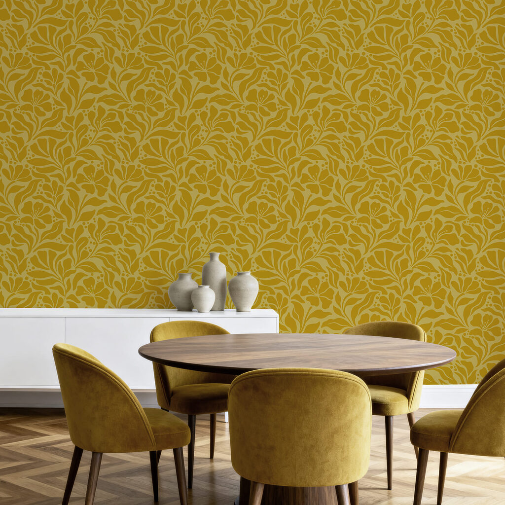 Motivo giallo e bianco