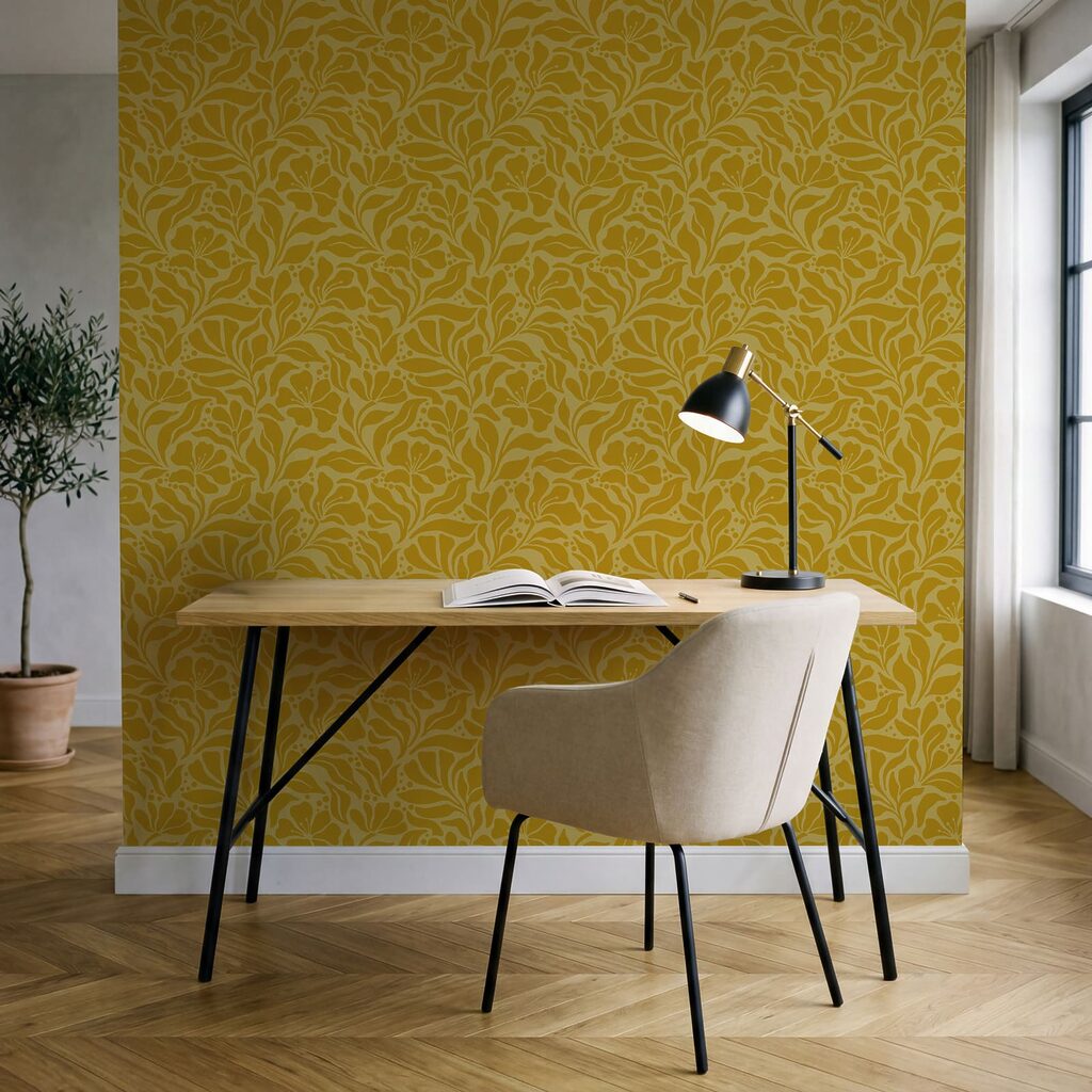 Motivo giallo e bianco