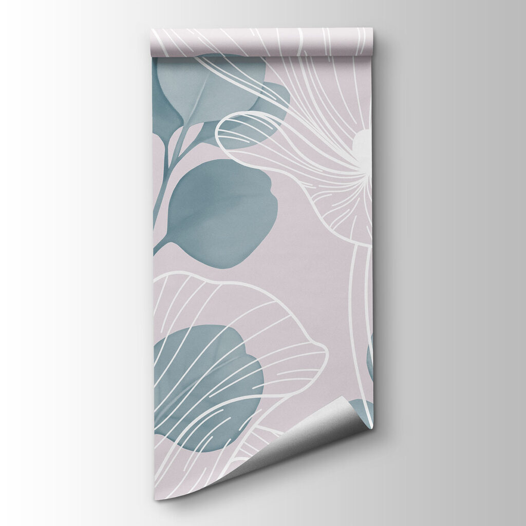 Serene pastel botanical illustration Serene pastel botanical illustration