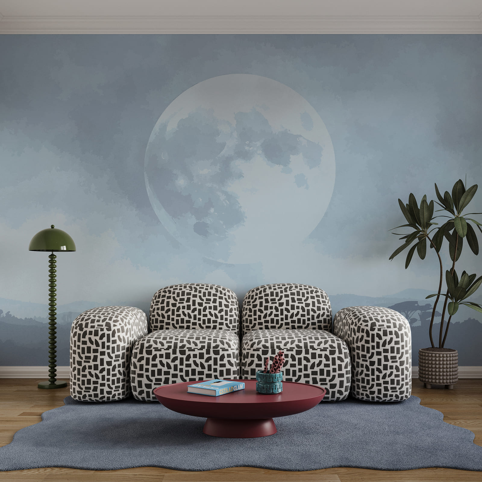 La luna nel cielo