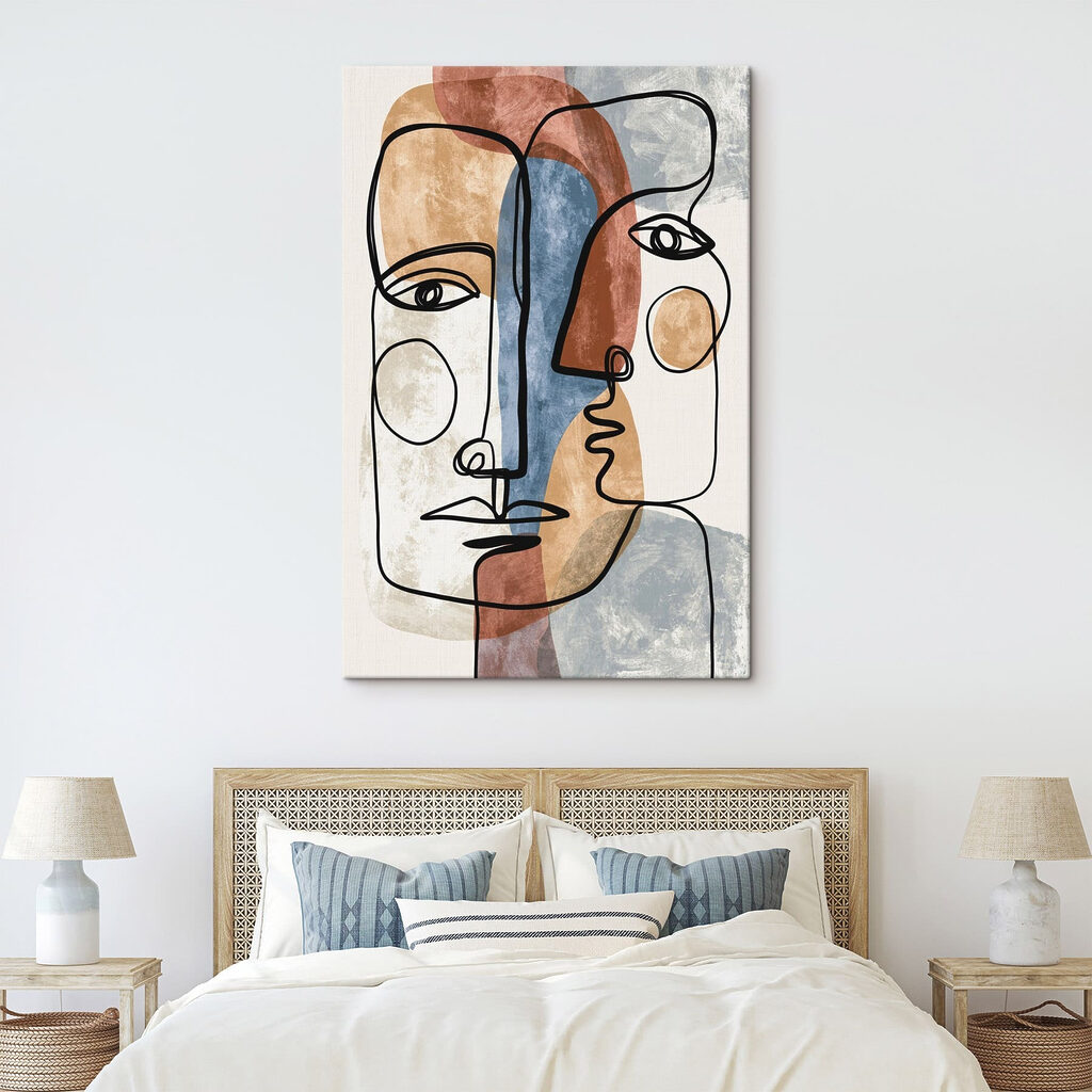 Drawing of two faces Drawing of two faces