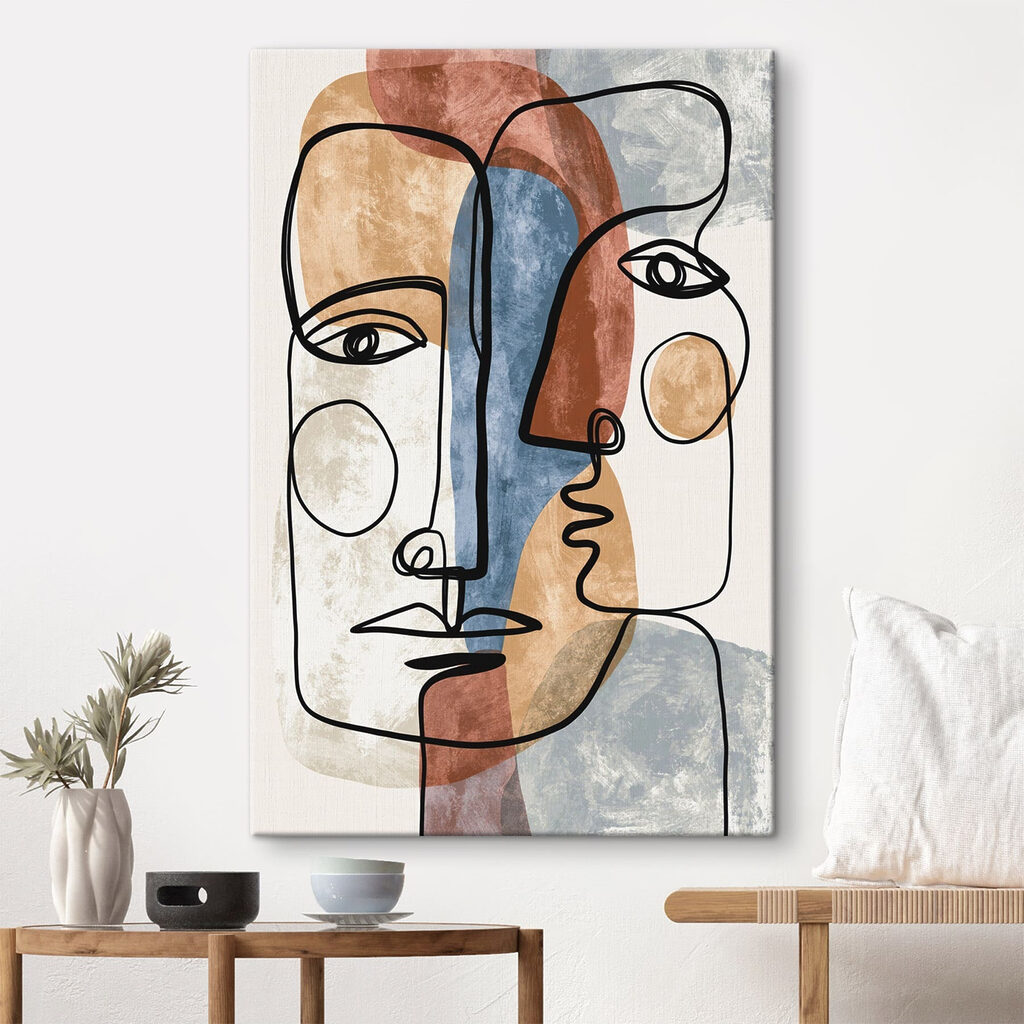 Drawing of two faces Drawing of two faces