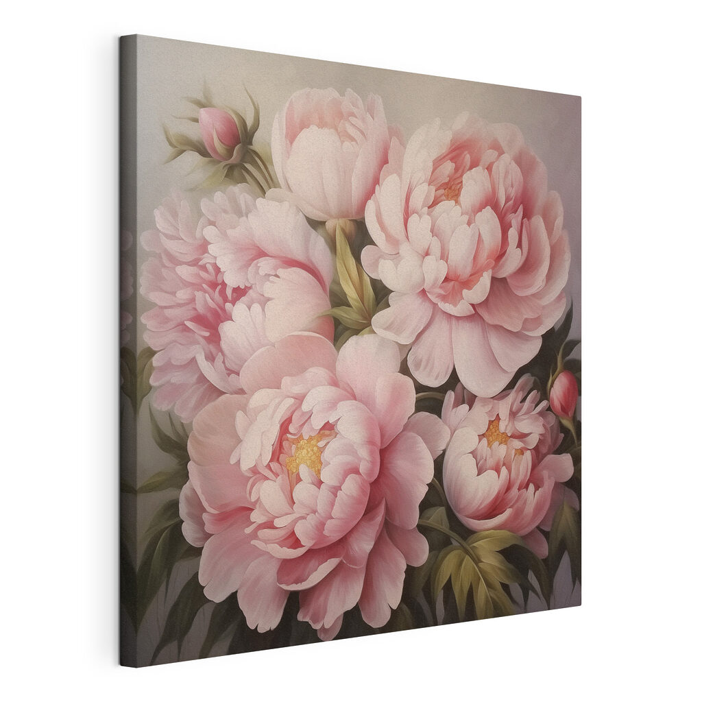 Painting of pink flowers Painting of pink flowers