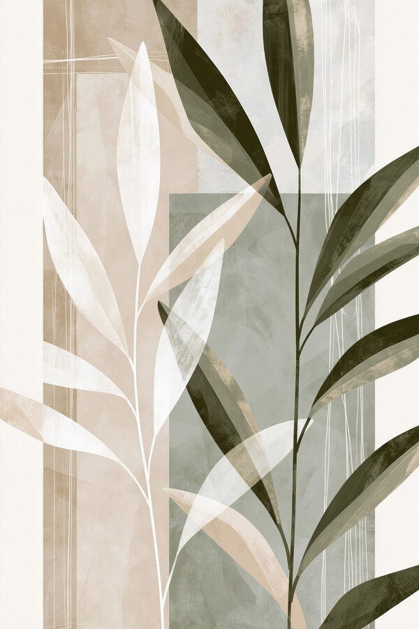 Nature-inspired abstract botanical design Nature-inspired abstract botanical design