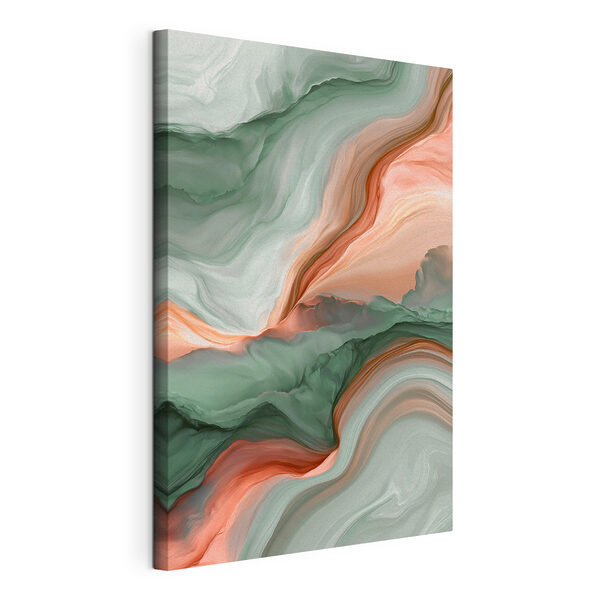 Onde serene di colore si fondono magnificamente Quadri Onde serene di colore si fondono magnificamente