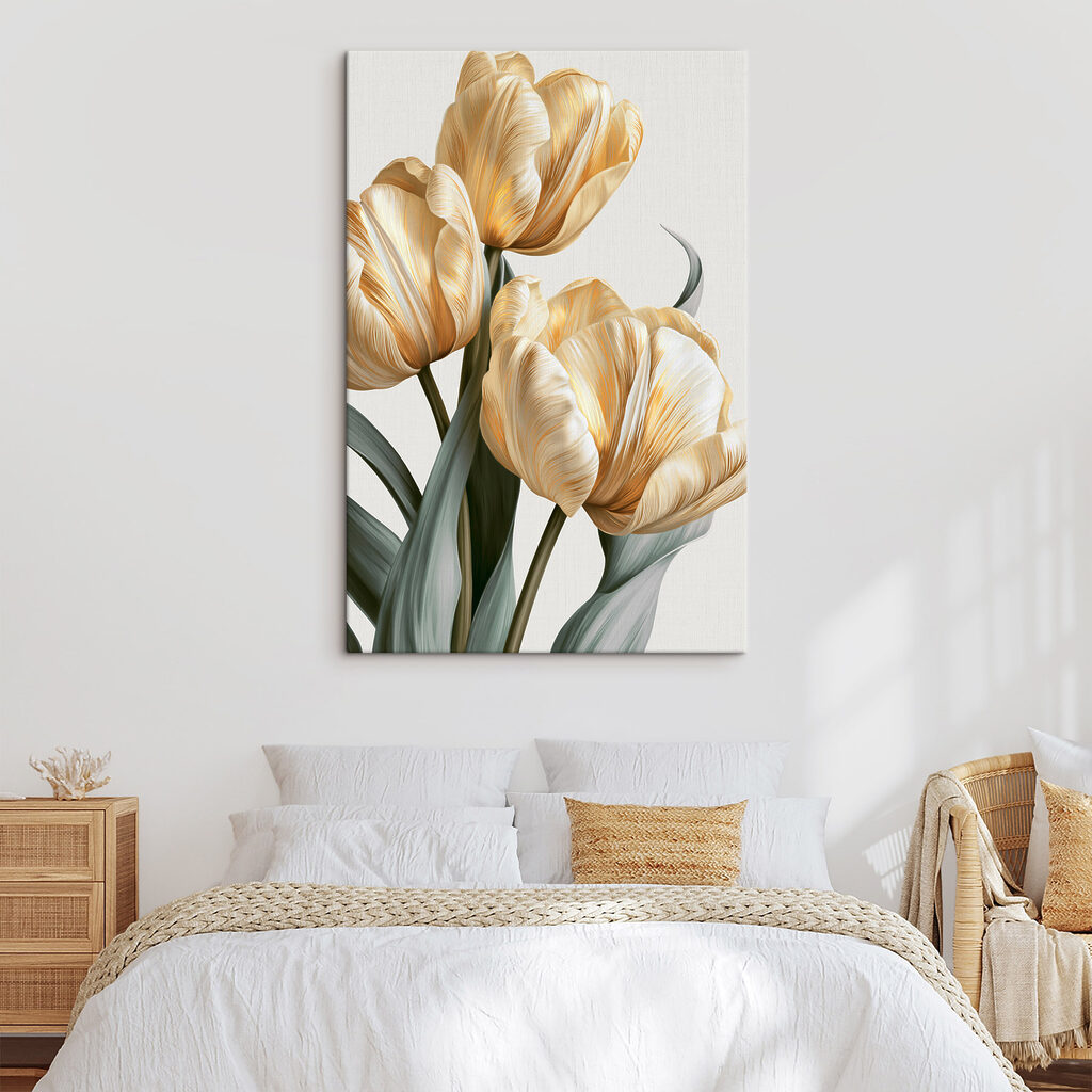 Delicate blooms in soft hues
