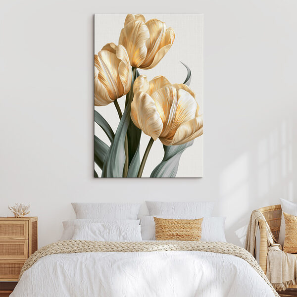 Delicate blooms in soft hues