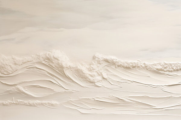 White sand with waves White sand with waves