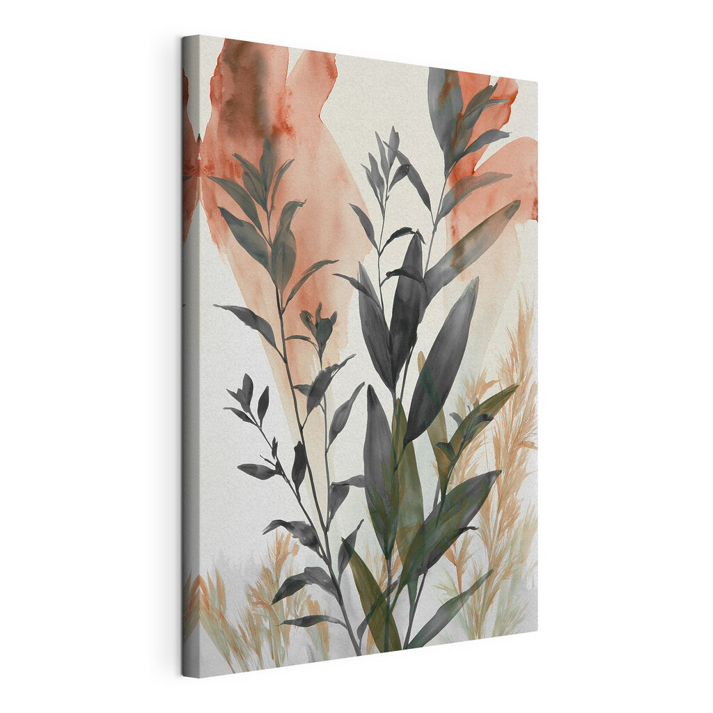 Painting of leaves and plants Painting of leaves and plants