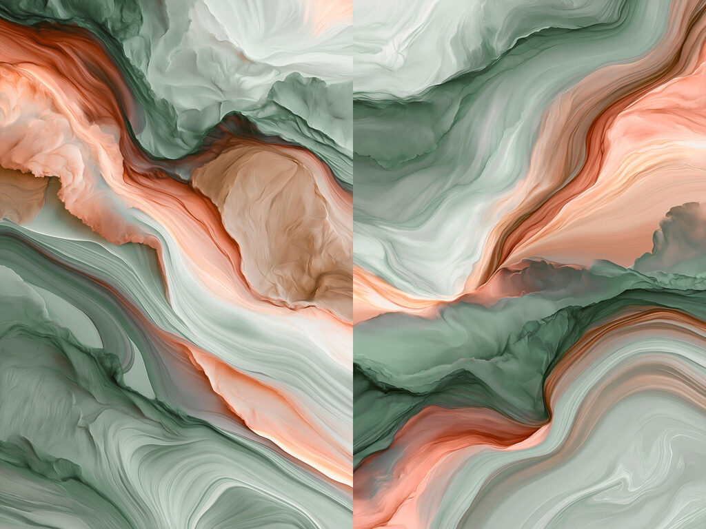 Flowing colors in harmonious waves Flowing colors in harmonious waves