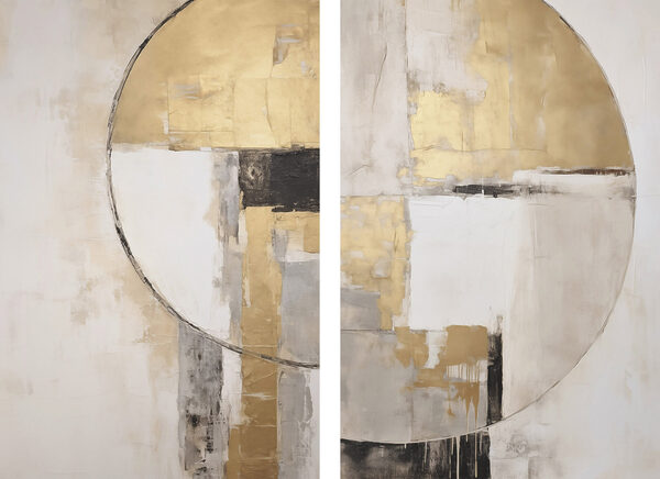 Pair of art pieces Pair of art pieces