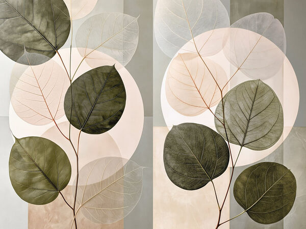 Gentle tones of natural greenery